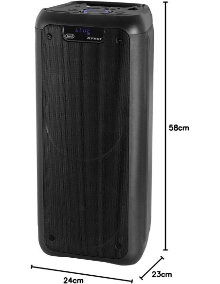 Altavoz 80W TREVI XF 600 KB – portátil y potente