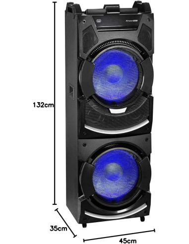 TREVI Altavoz 4500 DJ 500W – Sonido potente TREVI
