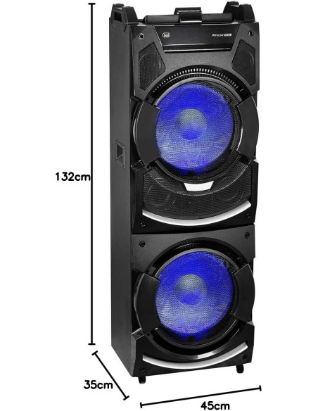 TREVI Altavoz 4500 DJ 500W – Sonido potente TREVI