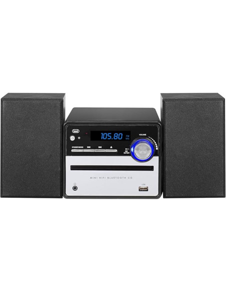 TREVI Minicadena HCX 10F6 – Sonido potente HiFi compacto