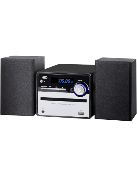 TREVI Minicadena HCX 10F6 – Sonido potente HiFi compacto