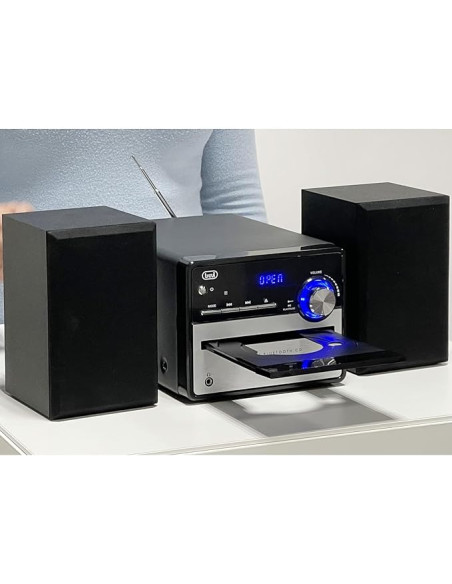 TREVI Minicadena HCX 10F6 – Sonido potente HiFi compacto