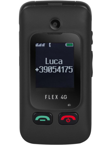 TREVI FLEX 90 MOBIL | Móvil 4G para Gente Mayor Negro