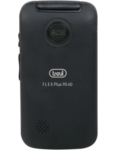 TREVI FLEX 90 MOBIL | Móvil 4G para Gente Mayor Negro