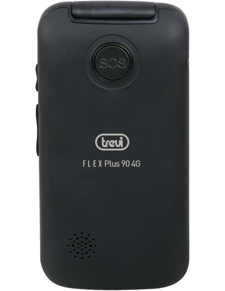 TREVI FLEX 90 MOBIL | Móvil 4G para Gente Mayor Negro