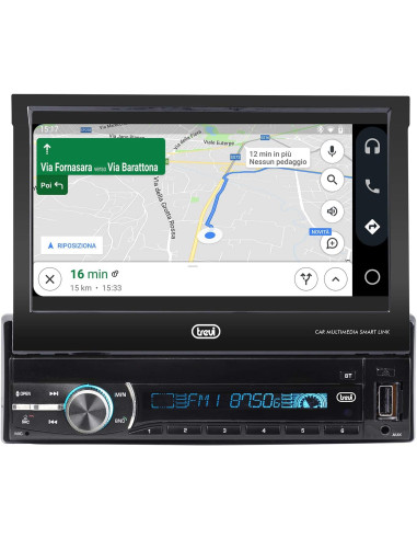 TREVI MDV 6380 | Radio DAB 7" para Coche con Video