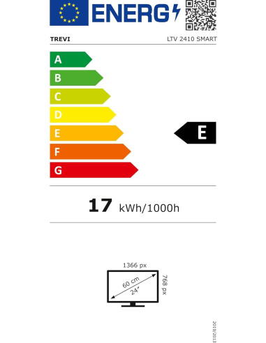 Smart TV 24 TREVI LTV 2410 – LED HEVC y pantalla HD