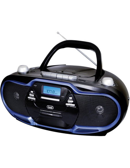 Radio CD USB Trevi CMP 574 Azul – Reproductor Compacto
