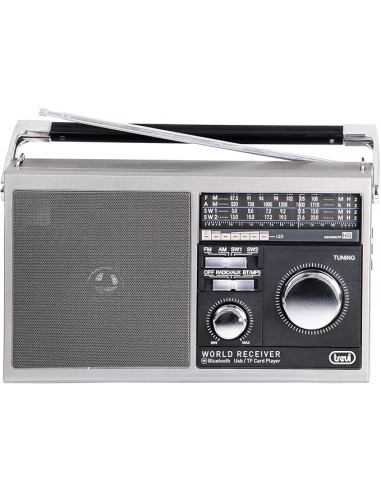 Radio multibanda Trevi MB 749 W Gris – AM FM SW