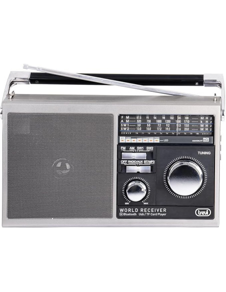 Radio multibanda Trevi MB 749 W Gris – AM FM SW