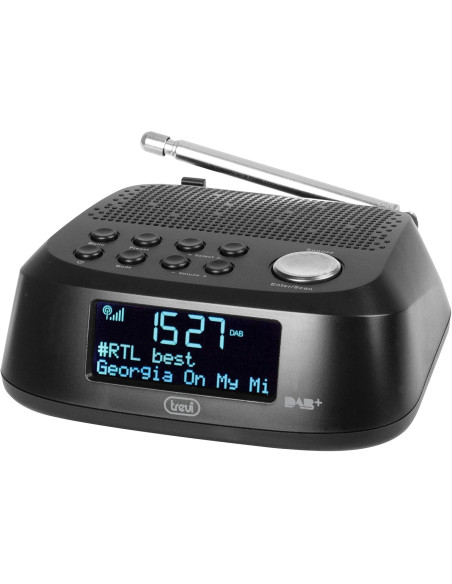 Radio despertador Trevi RC 80D4 DAB Negro – FM/DAB