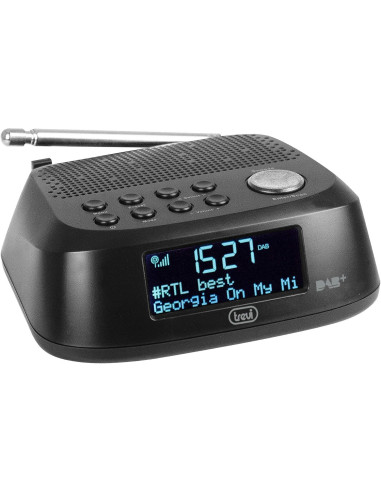 Radio despertador Trevi RC 80D4 DAB Negro – FM/DAB