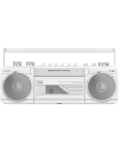 Radio cassette Trevi RR 501 BT Blanco – Bluetooth y Cassette