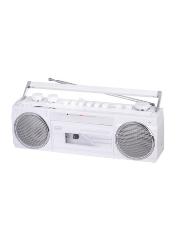 Radio cassette Trevi RR 501 BT Blanco – Bluetooth y Cassette