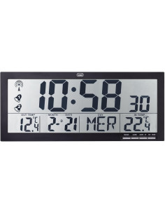Reloj de pared Trevi OM 3530 RC Negro – Digital y Preciso