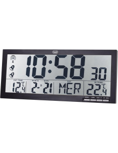 Reloj de pared Trevi OM 3530 RC Negro – Digital y Preciso 2