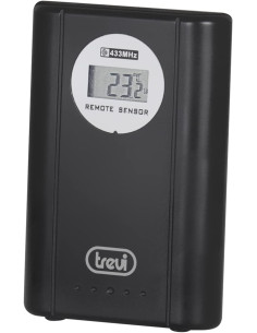 Reloj de pared Trevi OM 3560 RC Negro – Digital y Preciso 2